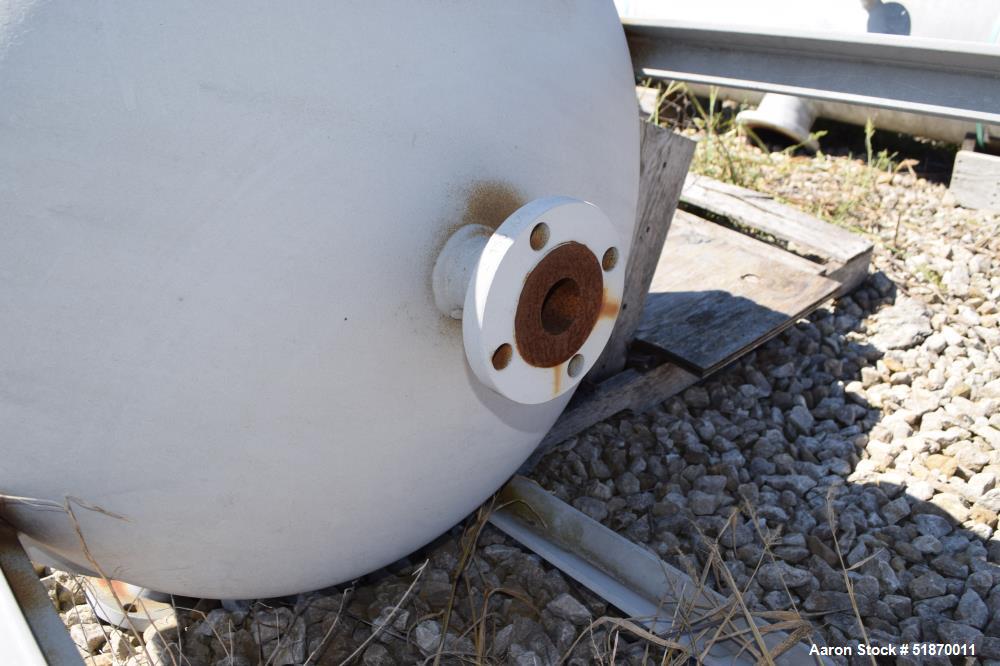 Unused- Apache Pressure Tank, 160 Gallon, Carbon Steel, Vertical. 29.375" Diameter x 42" straight side, 2:1 elliptical heads. Internal rated 150 psi at -20 to 300 degrees F. Openings top (4) 2", side...