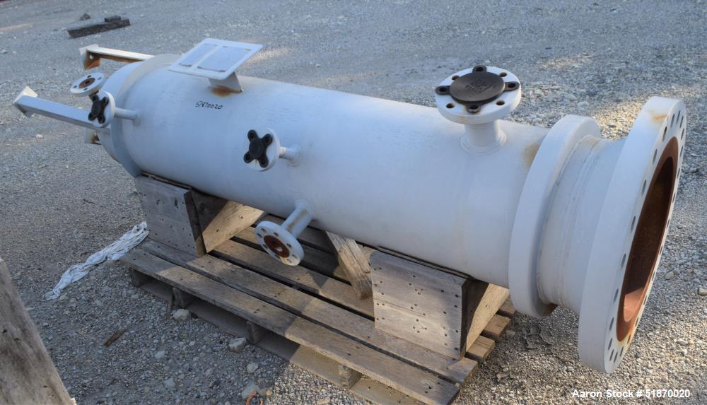 Unused- Apache Pressure Tank, 80 Gallon, Carbon Steel, Vertical. 17" Diameter x 69" straight side, flat bolt on top, 2:1 elliptical bottom. Internal rated 500 psi at -20 to 400 degrees F. Openings to...