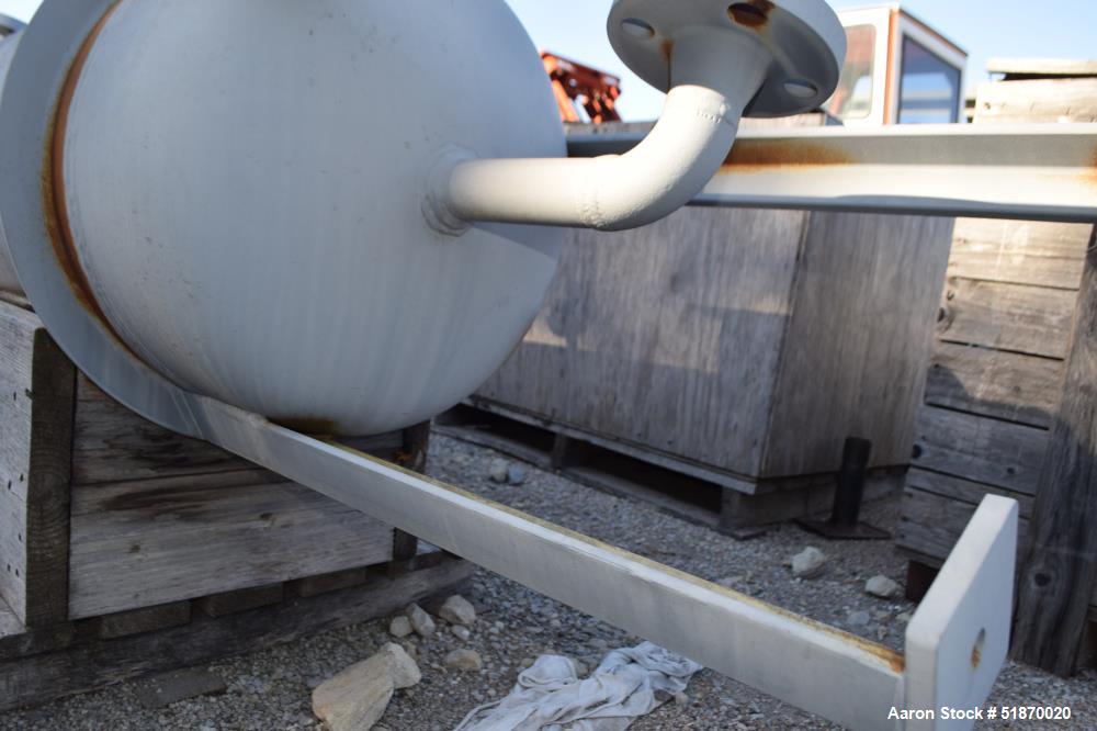 Unused- Apache Pressure Tank, 80 Gallon, Carbon Steel, Vertical. 17" Diameter x 69" straight side, flat bolt on top, 2:1 elliptical bottom. Internal rated 500 psi at -20 to 400 degrees F. Openings to...