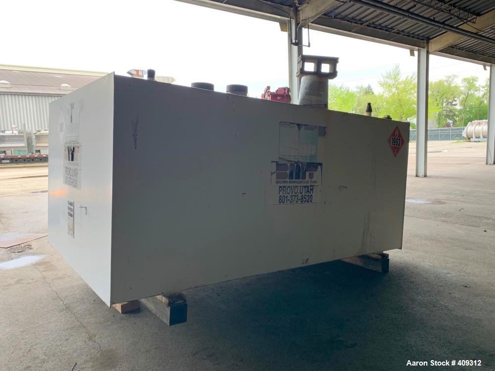 Used STI Fireguard / Brown-Minneapolis Diesel Fuel Tank, 2,000 Gallon, Horizontal. Double Wall. Includes pump.