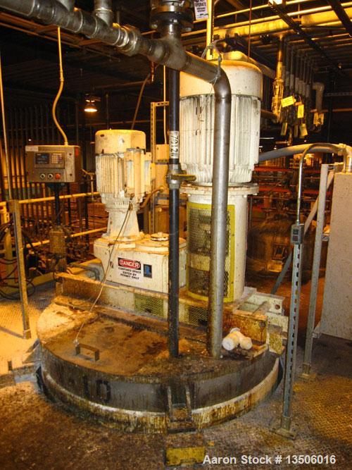 Used-Ross Mixing Tank. 75 hp high speed mixer, 30 hp sweep.
