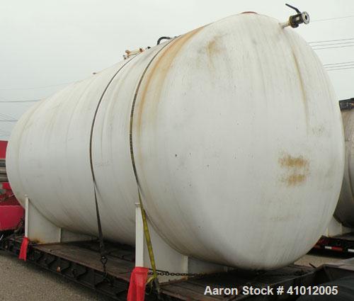 Used Clawson Pressure Tank, 13,504 gallon, SA-516-070 carbon steel, horizontal. 125-1/2" diameter x 222" straight side, dished heads. Internal rated 20 psi at 100 deg F, and -20 deg F at 20 psi. Open...