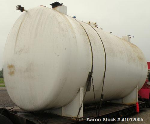 Used Clawson Pressure Tank, 13,504 gallon, SA-516-070 carbon steel, horizontal. 125-1/2" diameter x 222" straight side, dished heads. Internal rated 20 psi at 100 deg F, and -20 deg F at 20 psi. Open...
