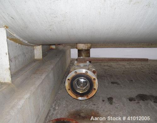 Used Clawson Pressure Tank, 13,504 gallon, SA-516-070 carbon steel, horizontal. 125-1/2" diameter x 222" straight side, dished heads. Internal rated 20 psi at 100 deg F, and -20 deg F at 20 psi. Open...