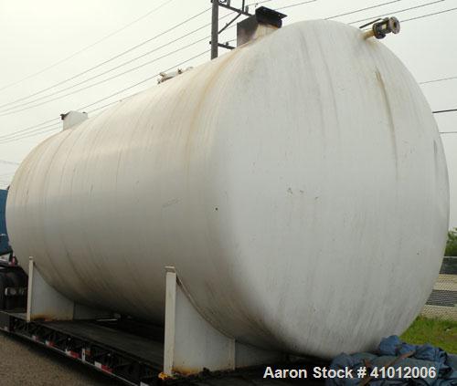 Used Clawson Pressure Tank, 13,504 gallon, SA-516-070 carbon steel, horizontal. 125-1/2" diameter x 222" straight side, dished heads. Internal rated 20 psi at 100 deg F, and -20 deg F at 20 psi. Open...