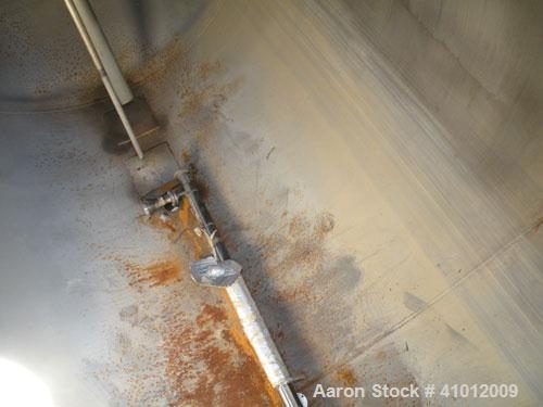 Used Tank, Approximate 6,000 Gallon, carbon steel, horizontal. Approximate 90" diameter x 198" straight side, dished heads.  Openings: top 30" manway with cover, (2) 4", 2", (3) 6", 2 1/2", 3"; 2-1/2...