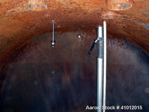 Used Clawson Tank Company 2 Compartment Pressure Tank, 12,336 gallons, 6,168 gallona per compartment, carbon steel, horizontal. Each compartment 125-1/2" diameter x 111" straight side, dished heads. ...