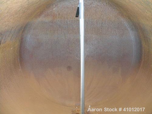 Used Clawson Pressure Tank, 13,504 gallons, SA-516-070 carbon steel, horizontal. 125-1/2" diameter x 222" straight side, dished heads. Internal rated 20 psi at 100 deg F, and -20 deg F at 20 psi. Ope...