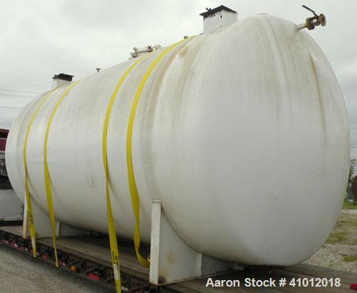 Used Clawson Pressure Tank, 13,504 gallons, SA-516-070 carbon steel, horizontal. 125-1/2" diameter x 222" straight side, dished heads. Internal rated 20 psi at 100 deg F, and -20 deg F at 20 psi. Ope...