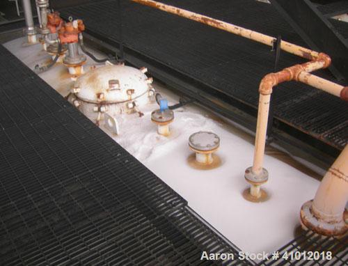 Used Clawson Pressure Tank, 13,504 gallons, SA-516-070 carbon steel, horizontal. 125-1/2" diameter x 222" straight side, dished heads. Internal rated 20 psi at 100 deg F, and -20 deg F at 20 psi. Ope...