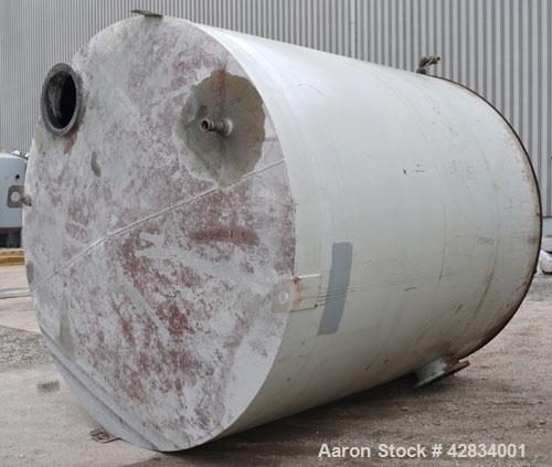 Used Clawson Tank Company Aboveground Flammable Liquid Storage Tank, 7500 Gallon, Carbon Steel. 126’’ Diameter x 144’’ straight side, coned top, flat bottom. UL rated, UL# 892398. Openings top (2) 3-...
