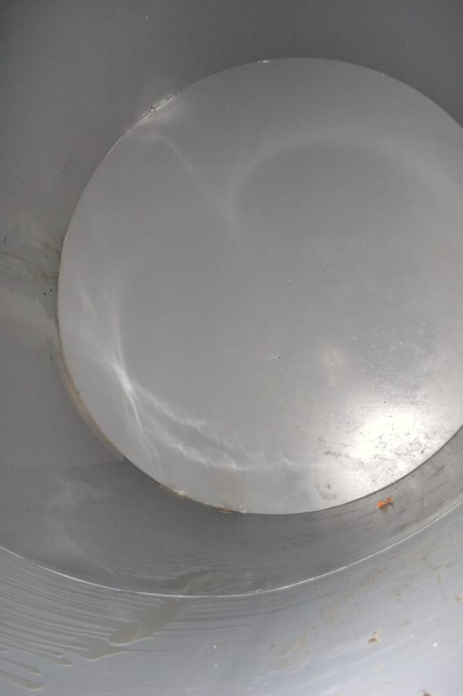 Used Clawson Tank Company Aboveground Flammable Liquid Storage Tank, 7500 Gallon, Carbon Steel. 126’’ Diameter x 144’’ straight side, coned top, flat bottom. UL rated, UL# 892396. Openings top (2) 3-...