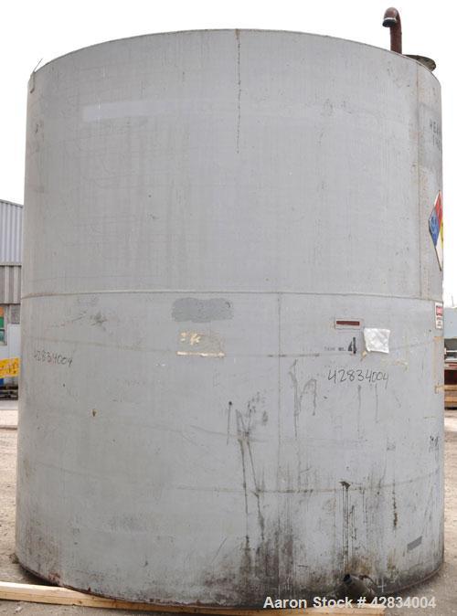 Used Clawson Tank Company Aboveground Flammable Liquid Storage Tank, 7000 Gallon, Carbon Steel. 126’’ Diameter x 132’’ straight side, coned top, flat bottom. UL rated, UL# 194519. Openings top (2) 3-...