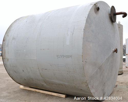 Used Clawson Tank Company Aboveground Flammable Liquid Storage Tank, 7000 Gallon, Carbon Steel. 126’’ Diameter x 132’’ straight side, coned top, flat bottom. UL rated, UL# 194519. Openings top (2) 3-...