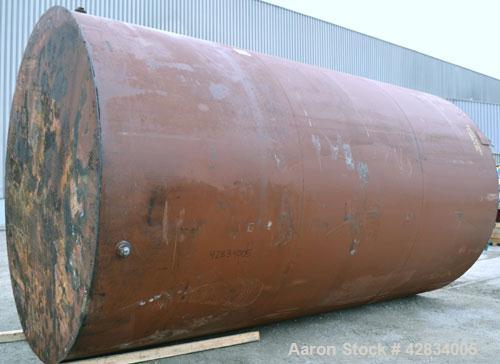 Used Clawson Tank Company Aboveground Flammable Liquid Storage Tank, 11,500 Gallon, Carbon Steel. 126’’ Diameter x 216’’ straight side, coned top, flat bottom. UL rated, UL# 717257. Openings top 2-1/...