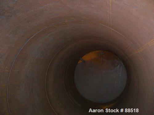 USED: Clawson tank, 9,000 gallon, carbon steel. Approximately 8' diameter x 24' straight side. Slight coned top, flat bottom. Internal rated atmos at 70 deg F. Openings: top 2", (2) 3", (3) 4", 20"; ...