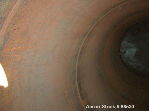 USED: Clawson tank, 9,000 gallon, carbon steel. Approximately 8' diameter x 24' straight side. Slight coned top, flat bottom. Internal rated atmos at 70 deg F. Openings: top 2", (2) 3", (3) 4", 20"; ...