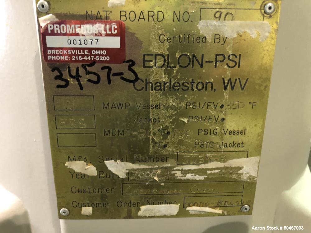 Used Edlon-PSI 50 Gallon Receiver Tank