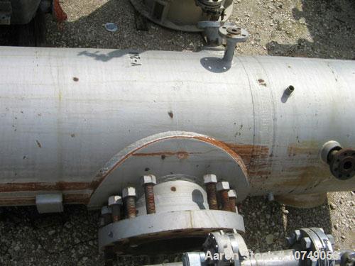 Used-General Welding Tank, 400 gallons, carbon steel, vertical.  Approximately 32" diameter x 114" long, dish top and bottom...