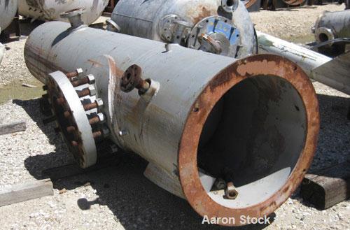 Used-General Welding Tank, 400 gallons, carbon steel, vertical.  Approximately 32" diameter x 114" long, dish top and bottom...