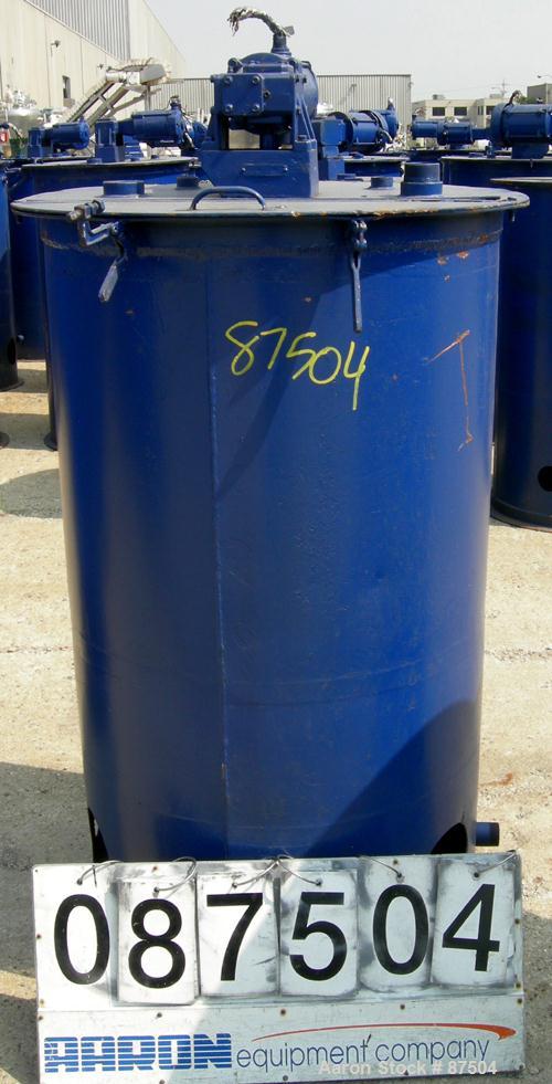 Used- 125 Gallon Carbon Steel Graco Mix Tank