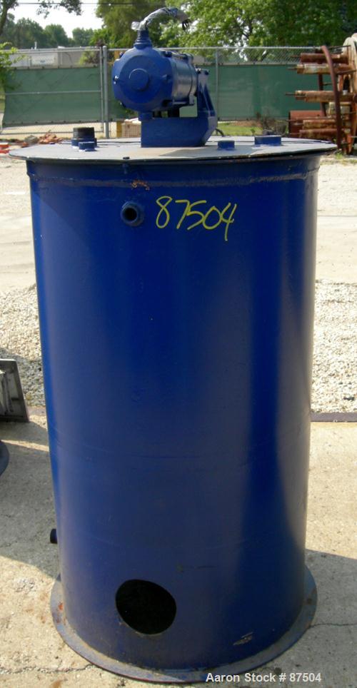 Used- 125 Gallon Carbon Steel Graco Mix Tank