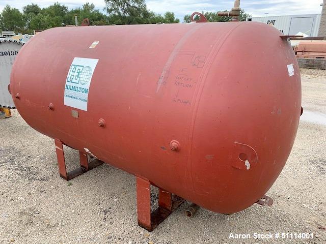 Used- Hamilton Engineering Hot Water Tank, Approximately 1,500 Gallon