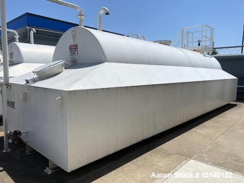 Used Hamilton Tank, 10,000 Gallon Horizontal Carbon Steel Self-Contained Storage