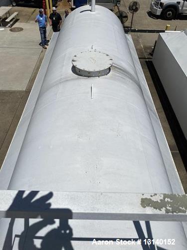 Used Hamilton Tank, 10,000 Gallon Horizontal Carbon Steel Self-Contained Storage