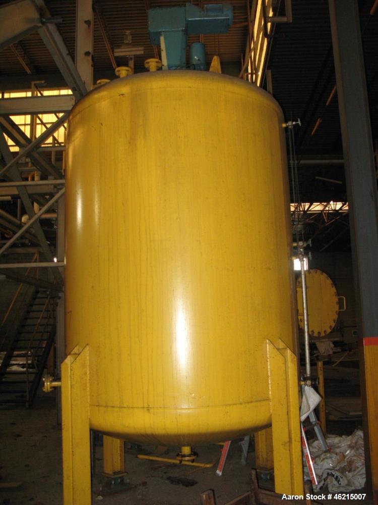 Used Henders 2500 Gallon Vertical Steel Storage Tank