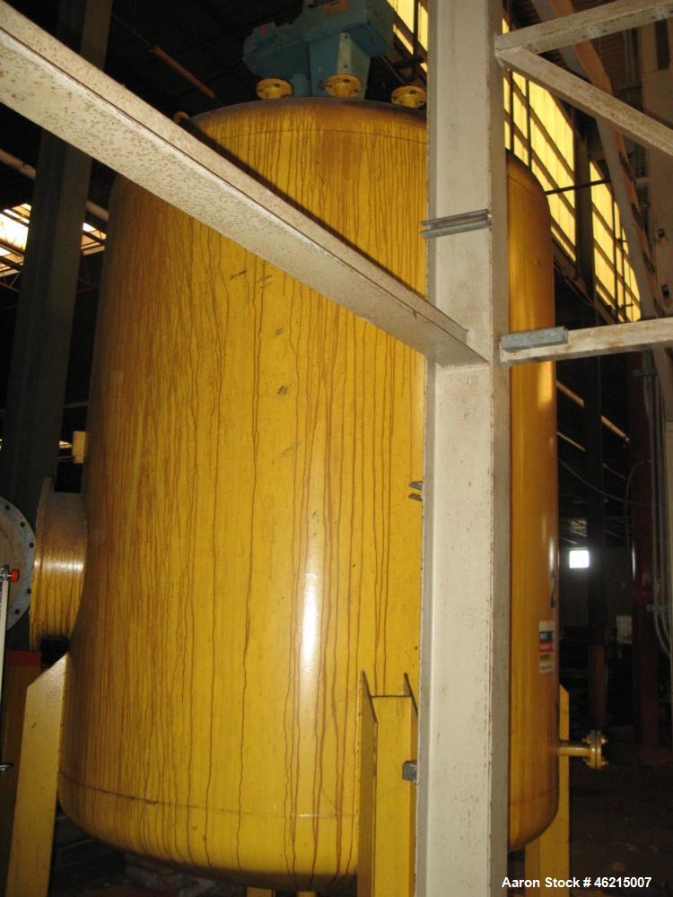 Used Henders 2500 Gallon Vertical Steel Storage Tank