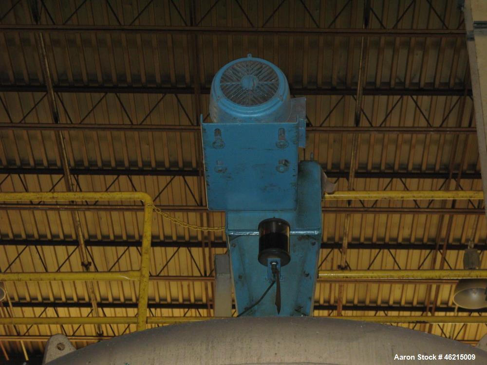 Used Henders Boiler & Tank Company Pressure Tank, 2292 Gallons, Carbon Steel, Vertical. Approximately 84" diameter x 99" straight side, ASME flanged and dished top and bottom head. Internal lined wit...