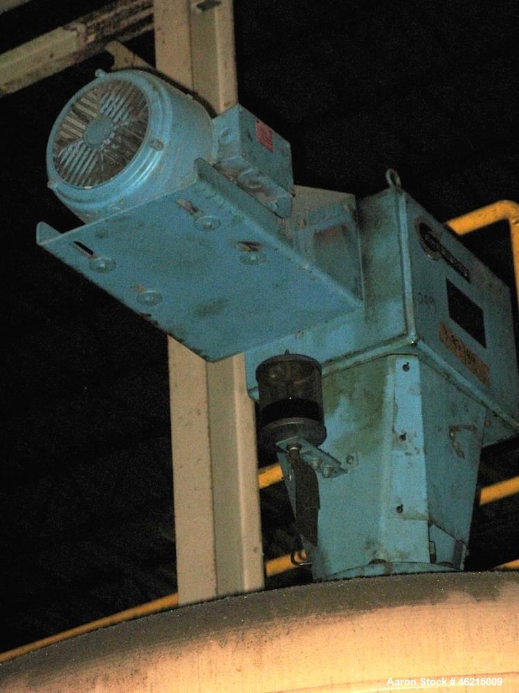 Used Henders Boiler & Tank Company Pressure Tank, 2292 Gallons, Carbon Steel, Vertical. Approximately 84" diameter x 99" straight side, ASME flanged and dished top and bottom head. Internal lined wit...
