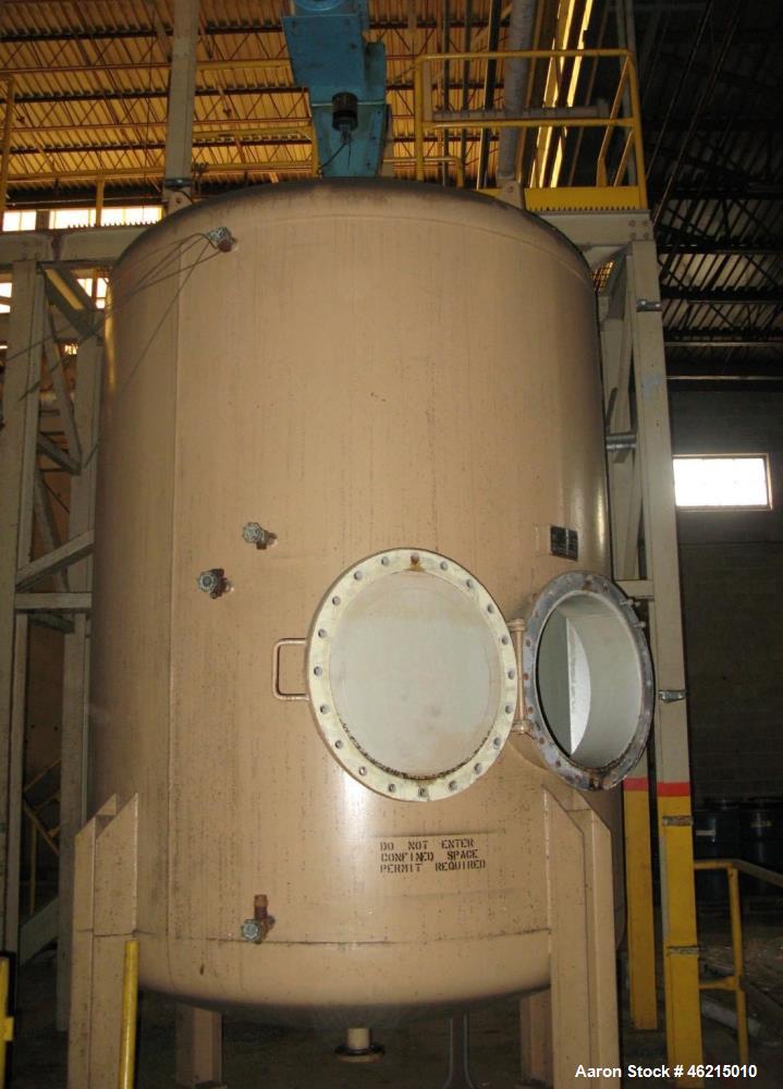 Used Henders 2500 Gallon Vertical Steel Storage Tank