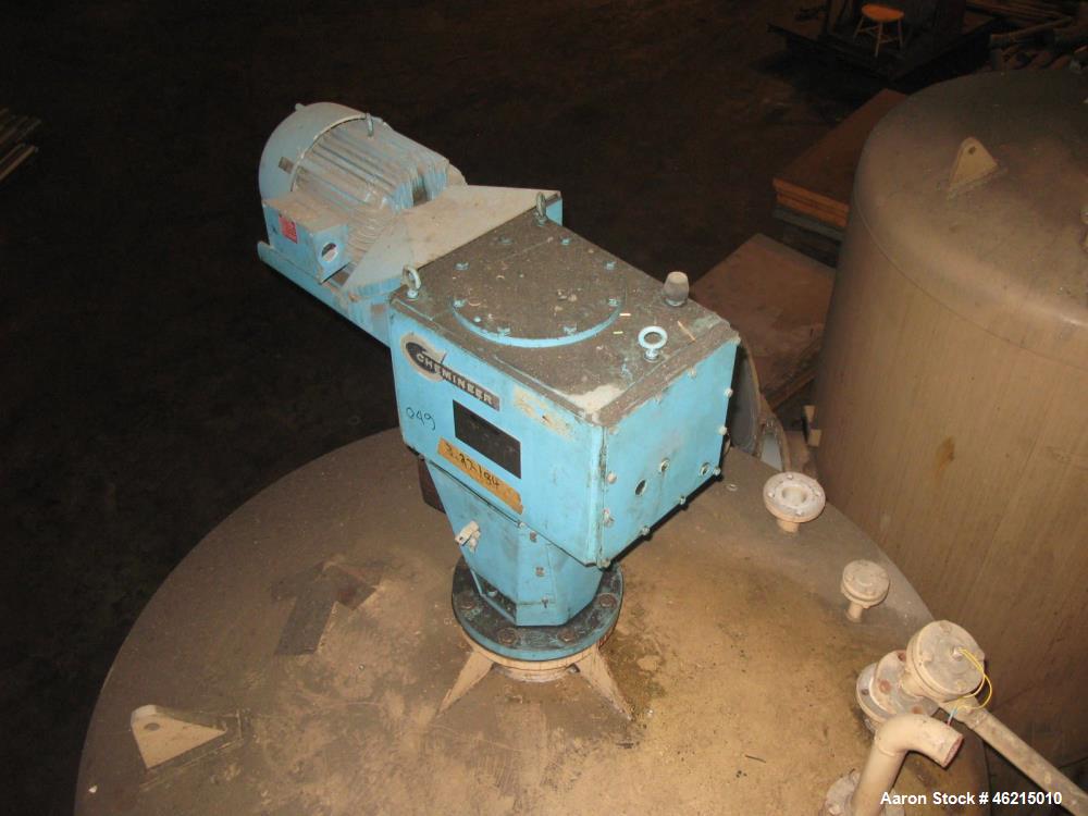 Used Henders 2500 Gallon Vertical Steel Storage Tank