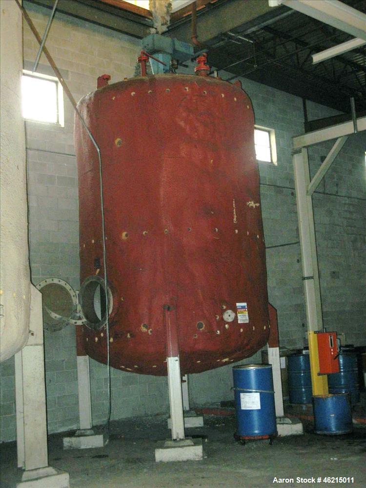 Used- Henders 6000 Gallon Vertical Steel Storage Tank