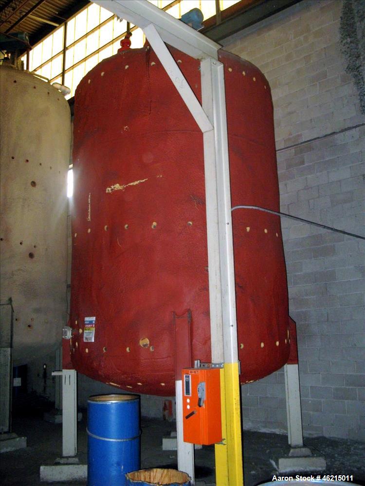 Used- Henders 6000 Gallon Vertical Steel Storage Tank