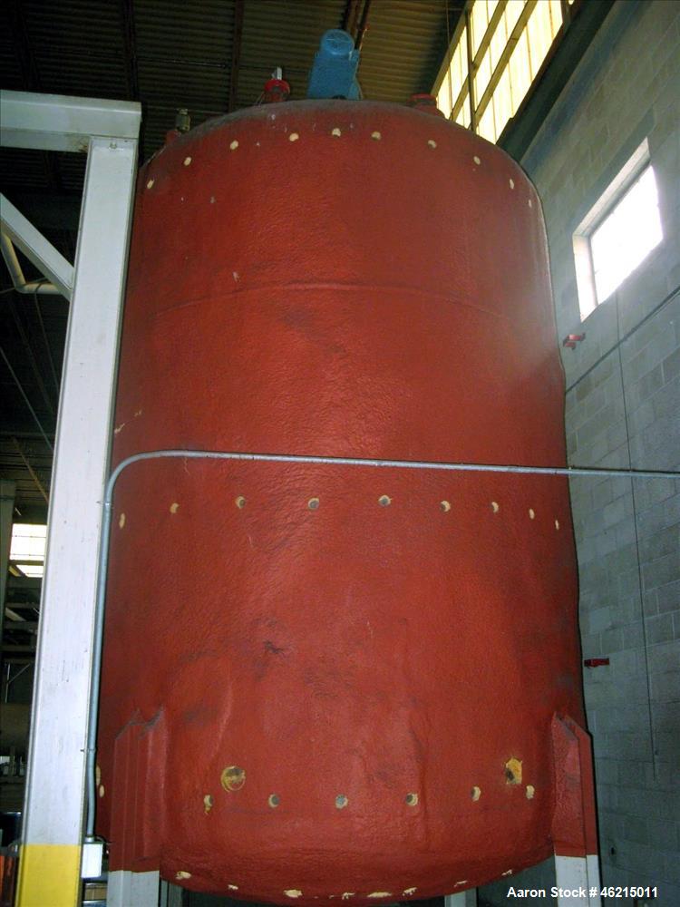 Used- Henders 6000 Gallon Vertical Steel Storage Tank
