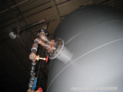 Unused- Highland Tank, 16,920 gallon, carbon steel, vertical. Approximately 12' diameter x 20' straight side, slight coned top, flat bottom. U.L. 142 labeled for above ground flammable storage. Openi...