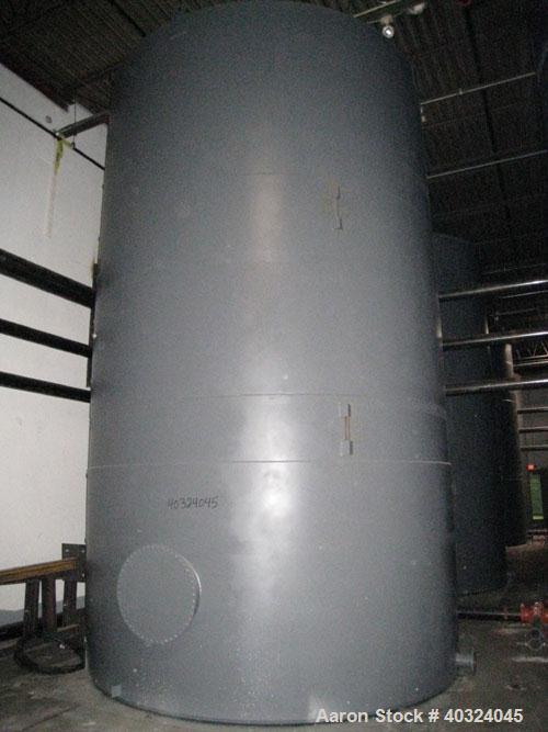 Unused- Highland Tank, 16,920 Gallon, Carbon Steel, Vertical. Approximately 12' diameter x 20' straight side, slight coned top, flat bottom. U.L. 142 labeled for above ground flammable storage. Openi...
