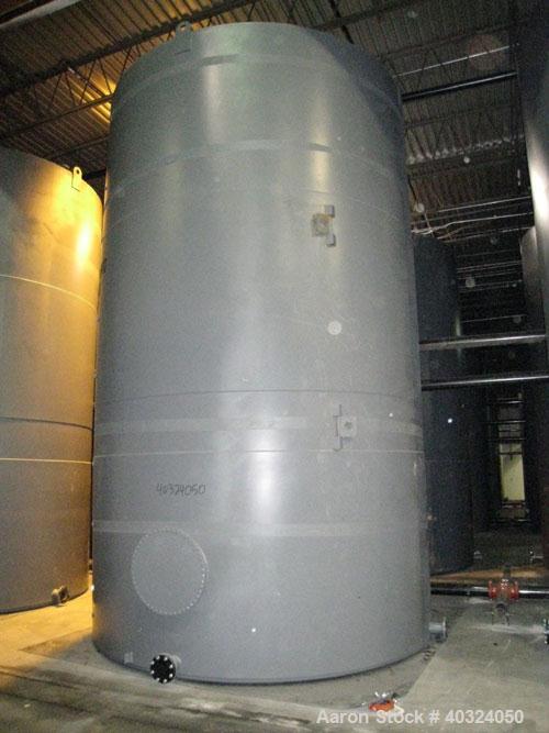 Unused- Highland Tank, 16,920 Gallon, Carbon Steel, Vertical. Approximately 12' diameter x 20' straight side, slight coned t...