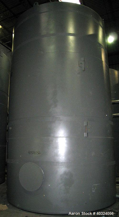 Unused- Highland Tank, 16,920 Gallon, Carbon Steel, Vertical. Approximately 12' diameter x 20' straight side, slight coned top, flat bottom. U.L. 142 labeled for above ground flammable storage. Openi...