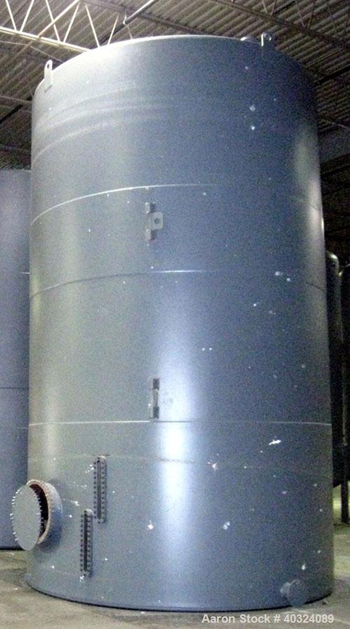 Unused- Highland Tank, 16,920 Gallon, Carbon Steel, Vertical. Approximately 12' diameter x 20' straight side, slight coned top, flat bottom. U.L. 142 labeled for above ground flammable storage. Openi...