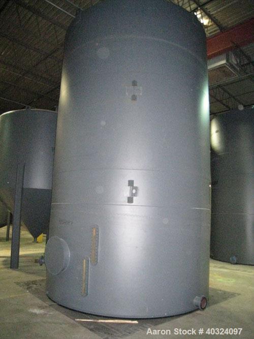 Unused- Highland Tank, 16,920 Gallon, Carbon Steel, Vertical. Approximately 12' diameter x 20' straight side, slight coned top, flat bottom. U.L. 142 labeled for above ground flammable storage. Openi...