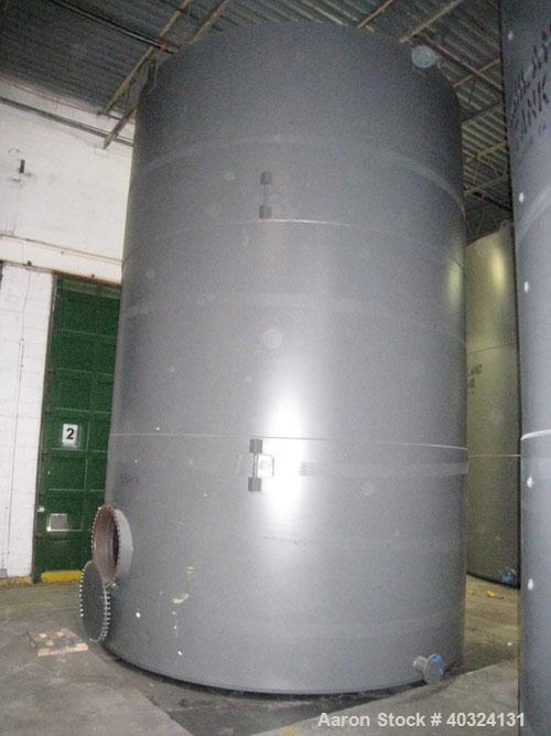 Unused- Highland Tank, 15,225 Gallon, Carbon Steel, Vertical. Approximately 12' diameter x 18' straight side, slight coned top, flat bottom. U.L. 142 labeled for above ground flammable storage. Openi...