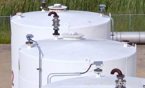 Used Highland Tank, 16,920 Gallon, Carbon Steel, Vertical. Approximately 12' diameter x 20' straight side, slight coned top, flat bottom. U.L. 142 labeled for above ground flammable storage. Openings...