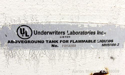 Used Highland Tank, 16,920 Gallon, Carbon Steel, Vertical. Approximately 12' diameter x 20' straight side, slight coned top, flat bottom. U.L. 142 labeled for above ground flammable storage. Openings...