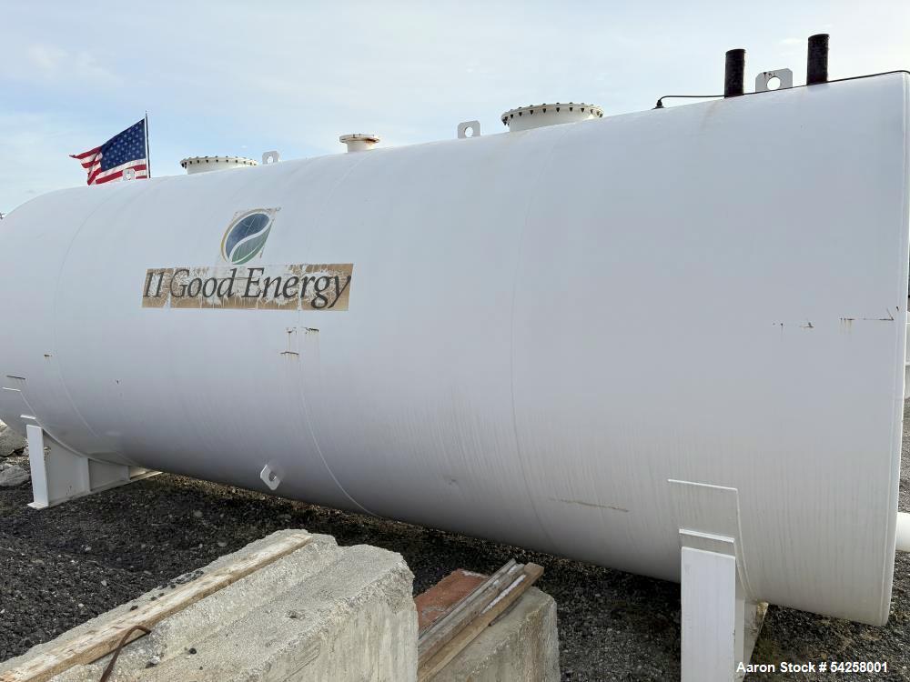 Used Highland Tank 15,000 Gallon Carbon Steel Horizontal Storage Tank | UL-142 | Fuel Service | Saddle-Mounted
