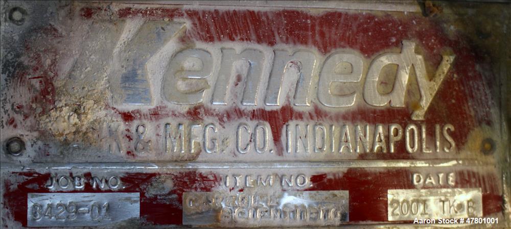 Used Kennedy Tank & Manufacturing Mix Tank, Approximate 1,800 Gallon, Carbon St