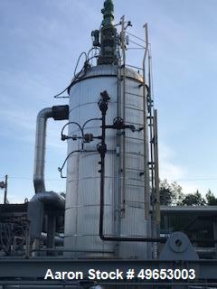 Used-  CMC Letco Industries Storage Pressure Vessel with Internal Helic Pipe Coi